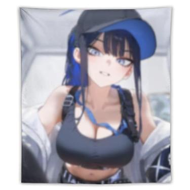 Imagem de LIEGBMEU Sexy Bikini Hot Anime Girl Tapeçaria 127.0 cmx152.4 cm Interior Exterior Wall Quilt Art Decoração de Tapeçaria Caprichosa, AF213