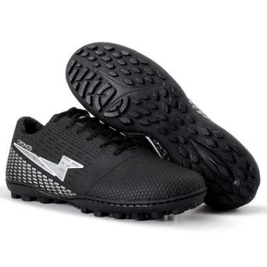 Imagem de Tênis Futebol Grama Sintética Society Cronos Masculino Feminino Confortável-Unissex