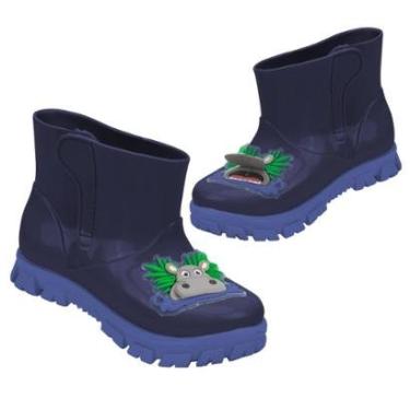 Imagem de Galocha Infantil Menino WorldColors Hipopótamo Marinho/Azul-Masculino