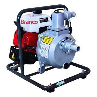 Imagem de Motobomba Branco 2,0cv Gasolina 9.000 L/h Rotor Semi Aberto