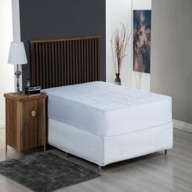 Imagem de Protetor Impermeável para Colchão Solteiro Box - DH Enxovais, Branco
