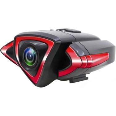 Imagem de Gravador De Condução De Bicicleta, Câmera De Vídeo De Bicicleta Dianteira E Traseira à Prova D'água Com Suporte Para Telefone, Sinal De Direção Led E Luzes De Advertência, Velocímetro