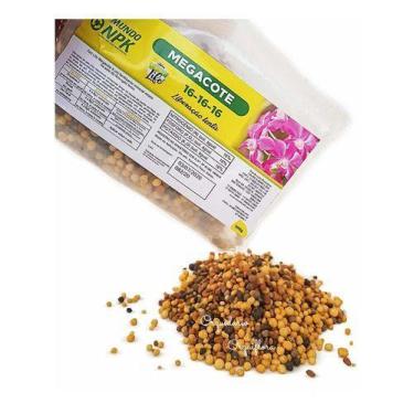 Imagem de Fertilizante Orgânico Adubo Plantas E Orquídeas Flores Megacote Ferti 