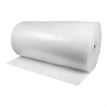 Imagem de PláStico Bolha 1 30 X 100 Metros Para MudançA Embalagem Ecommerce Rolo Grande Saco Bobina ReforçAda