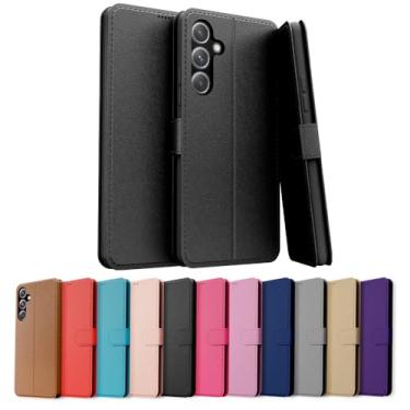 Imagem de Capa Capinha Carteira Flip Couro Compatível Sannsung Galaxy S23 Premium (VERMELHO)