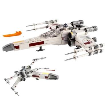 Imagem de Blocos de Montar X-Wing Espacial  490 Peças Brinquedo Educativo - A1