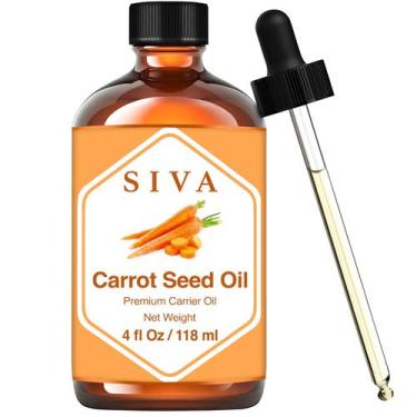 Imagem de Óleo transportador SIVA Óleo de semente de cenoura 118 ml prensado a f