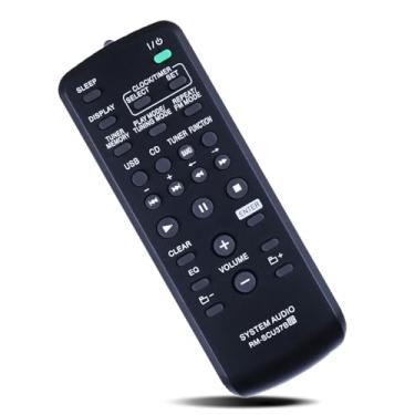 Imagem de Novo controle remoto de substituição RM-SCU37B adequado para Sony Mini HI-FI Component System LBT-SH2000 SS-SH2000 CMT-BX3 CMT-BX30R HCD-CBX3 HCD-BX30R LBT-SH2000 RM-SCU37 CMT-FX205 CMT-FX200