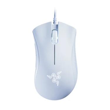 Imagem de Mouse Gamer Razer Deathadder Essential Edition, Com Fio, RGB, 6400 DPI, Branco - Rz0103850200