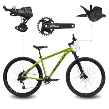Imagem de Bicicleta Aro 29 Absolute Nero 5 Shimano CUES 9 Velocidades 1x9 Alumínio Cabeamento Interno Freio Hidráulico MT200 (Verde, 13,5)
