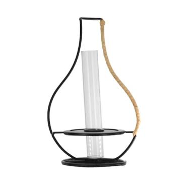 Imagem de Tuut, Linha Decoração vaso solitario vidro sp.metal 14x10x22cm