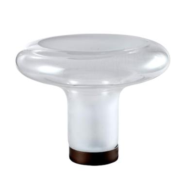 Imagem de ABAJUR BOOM TRANSPARENTE/CAFÉ 1XE27 PAR20 MAX 40W