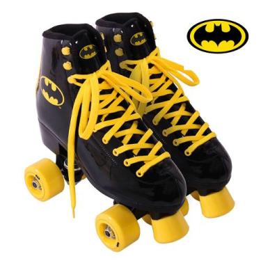 Imagem de Patins Quad Vinil Batman Warner Bel, Preto, 38
