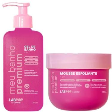 Imagem de Kit Esfoliante Corporal e Gel de Banho Sabonete Liquido Labotrat It Gi