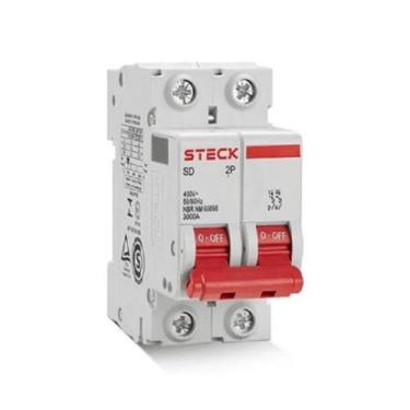 Imagem de Disjuntor Steck Din Bipolar 10A Curva C
