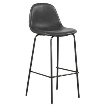 Imagem de Banqueta Tania Pu - Preto Vintage - rivatti