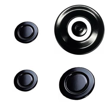 Imagem de Kit Espalhador Tampa Para Cooktop Fischer Tripla Chama - 4Q