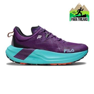 Imagem de Tênis Fila Racer Skytrail Masculino, 44., Roxo, Azul