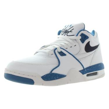 Imagem de Nike Tênis de basquete masculino Air Flight 89, Branco/prata e branco, 9