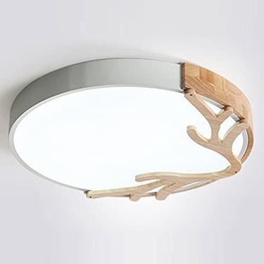 Imagem de 6000K Super Brilhante Branco Led Teto Luz Moderna Montagem Embutida Macaron Luminária de Teto Clássico 36W 2700Lm Painel Ultrafino Luz de Teto Eficiente em Energia