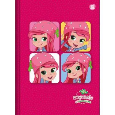 Imagem de Caderno Brochura Costurado Animativa, 1/4, 80 folhas, Capa Dura, Moranguinho B