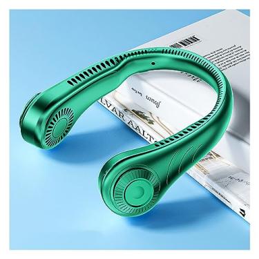 Imagem de Yofab Ventilador de pescoço portátil com as mãos livres, ventilador sem lâminas, operado por bateria, ventilador pessoal usável sem folhas, recarregável, alimentado por USB