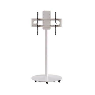 Imagem de Suporte de TV simples doméstico móvel suporte de TV branco suporte de chão adequado para suporte de TV de 40 ~ 70 polegadas suporte de TV