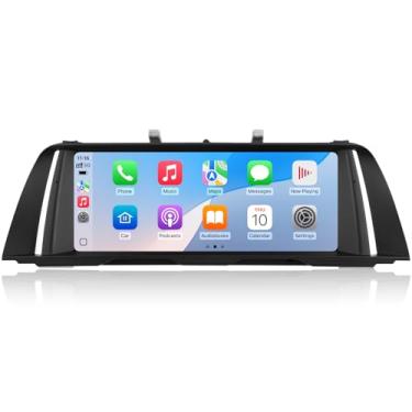 Imagem de Tela sensível ao toque de 26.0 cm sem fio CarPlay para BMW Série 5 F10 F11 (2011-2012) Sistema CIC Android Auto Factory Amplificador estéreo original retido