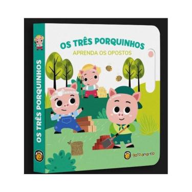 Imagem de Os Três Porquinhos - Aprenda O Opostos - Vol. 1