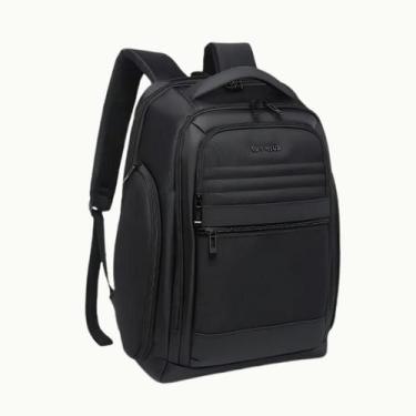 Imagem de Mochila escolar Reforçada Hub HB25M59-C, Preto