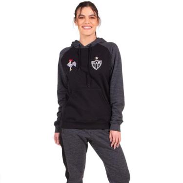 Imagem de Moletom Fechado Atlético Mineiro Oficial Feminino Bordado-Feminino