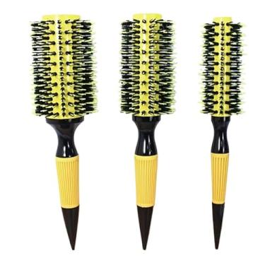 Imagem de Kit 3 pc Escovas Profissionais De Cabelo Cerdas