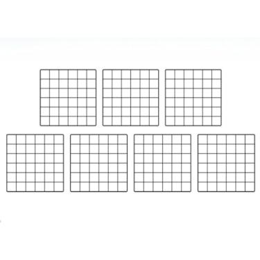Imagem de Grade Preta 30x30 Modulo Reforcado Para Cercado De Cachorros E Pequenos Animais Tela De Protecao Para Pet Portao Grade Para Cachorros(7,Branco)