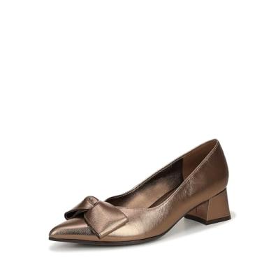 Imagem de Naturalizer Mavis Pump feminino, Couro dourado antigo, 34