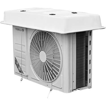 Imagem de Capas De Ar Condicionado Para Unidades Externas, Tampa Superior De Ar Condicionado à Prova De Chuva, à Prova De Poeira, Anti-ultravioleta, à Prova De Som, Todas As Estações, White, 88x37cm