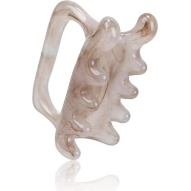 Imagem de Ferramenta de massagem de fáscia para celulite, liberação miofascial e nós musculares massageador portátil de resina para relaxamento corporal promove a circulação linfática (cinza)