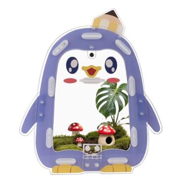 Imagem de Gabinete de aranha saltadora – 15 x 13 cm x 19 cm à prova de fuga com trava magnética para aranhas saltadoras, tarântulas, louva-a-deus, besouros