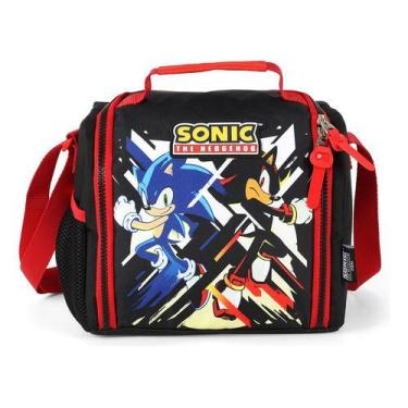 Imagem de Lancheira Térmica Escolar Juvenil Original Sonic X Shadow - Luxcel, Pr