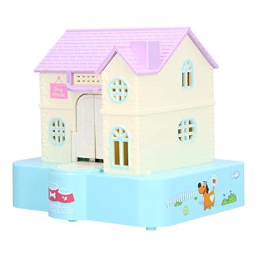 Imagem de AYNEFY Cofrinho Divertido para Cachorros, Banco de Moedas de Engolir Automático de Plástico Com Efeitos de Luz e Música para Crianças (Cachorro Azul da Sorte)