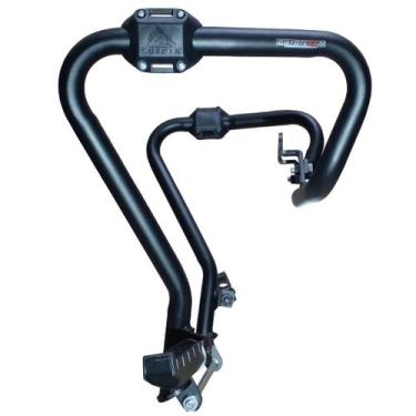 Imagem de Protetor de Motor e Carenagem Coyote Preto com Pedais - CB 300 F Twist