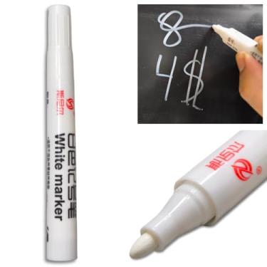 Imagem de Giz Liquido Marcador Branco Quadro Vidro Espelho Acrílico 2.0mm (1)