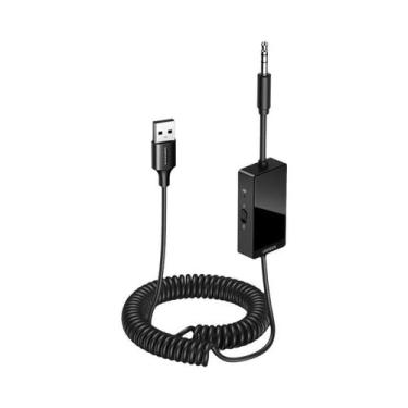 Imagem de Adaptador Receptor Transmissor De Música Bluetooth 5.4 Com Display OLE