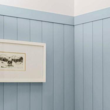 Imagem de Revestimento De Parede Shiplap Ripado Vinilico 125x100cm - Revyl, Ocea