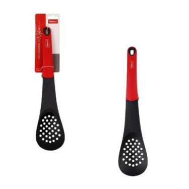 Imagem de Escumadeira nylon durability vermelho - Wellmix