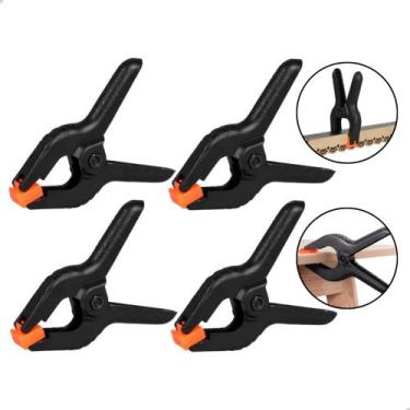 Imagem de Kit 4 Grampos Multiuso 3 Pol Marcenaria Fundo Fotografias - FBG