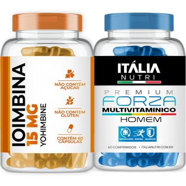 Imagem de Ioimbina 15mg com 60 cápsulas + Forza Super Multivitaminico