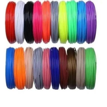 Imagem de Kit refil filamento pla 20 cores caneta 3d - 100 metros