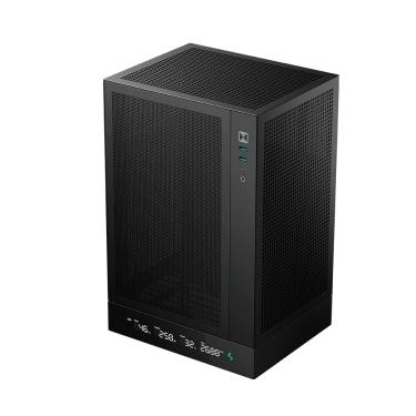 Imagem de Gabinete Gamer DeepCool Mini ITX CH170 Digital Mesh Vertical Preto