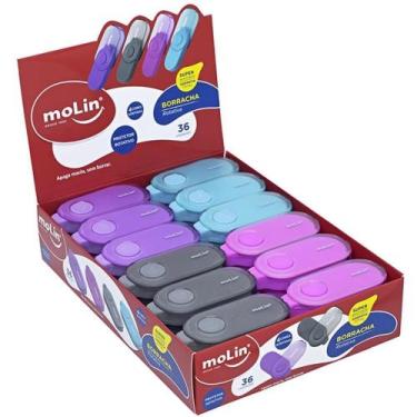 Imagem de Borracha Colorida Rotativa 4 Cores DP.C/36 - Molin