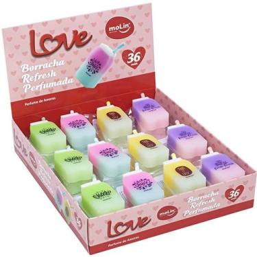 Imagem de Borracha Colorida Love Refresh 4 Modelos DP.C/36 - Molin